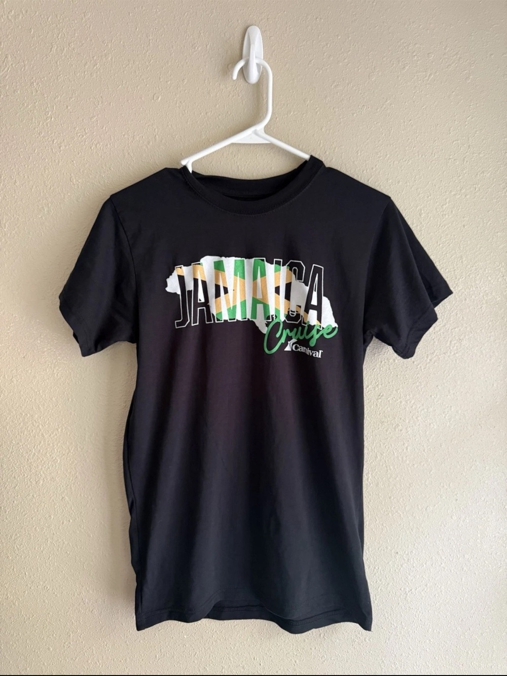 Carnival Jamaica Cruise Carnival Black/Green T Shirt S